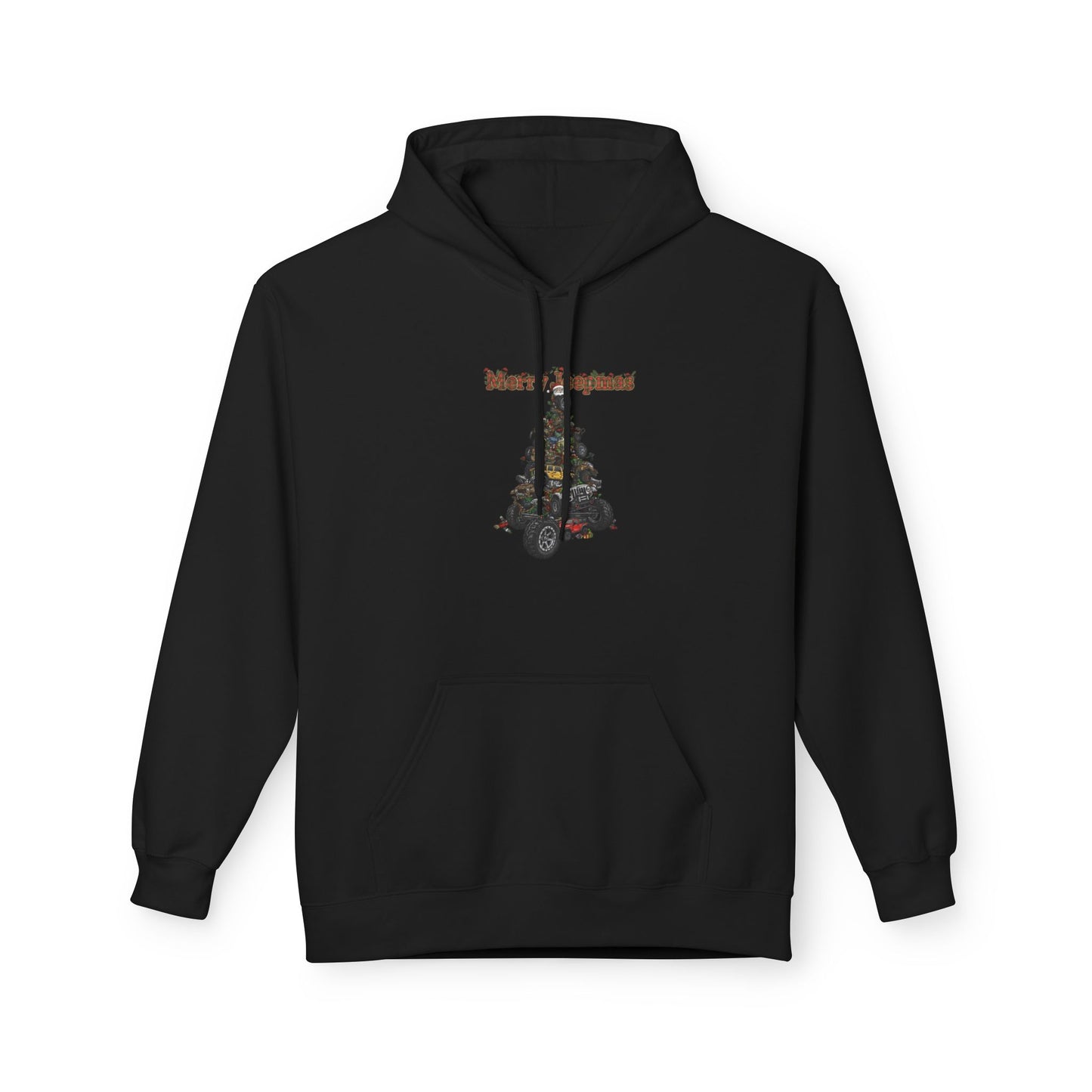Merry Jeepmas Christmas Hoodie — Festive Jeep Holiday Pullover