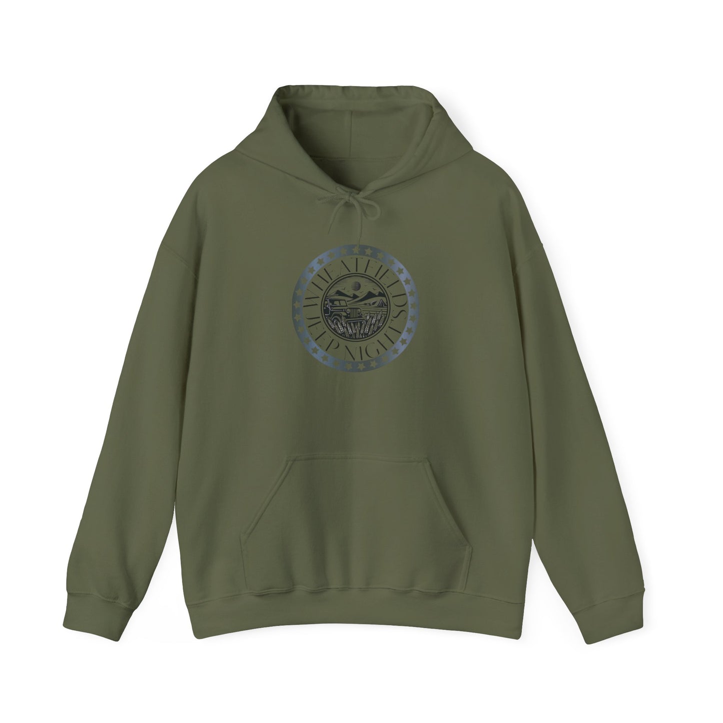 Wheatfield jeep Nights club Unisex Heavy Blend™ Hooded Sweatshirt