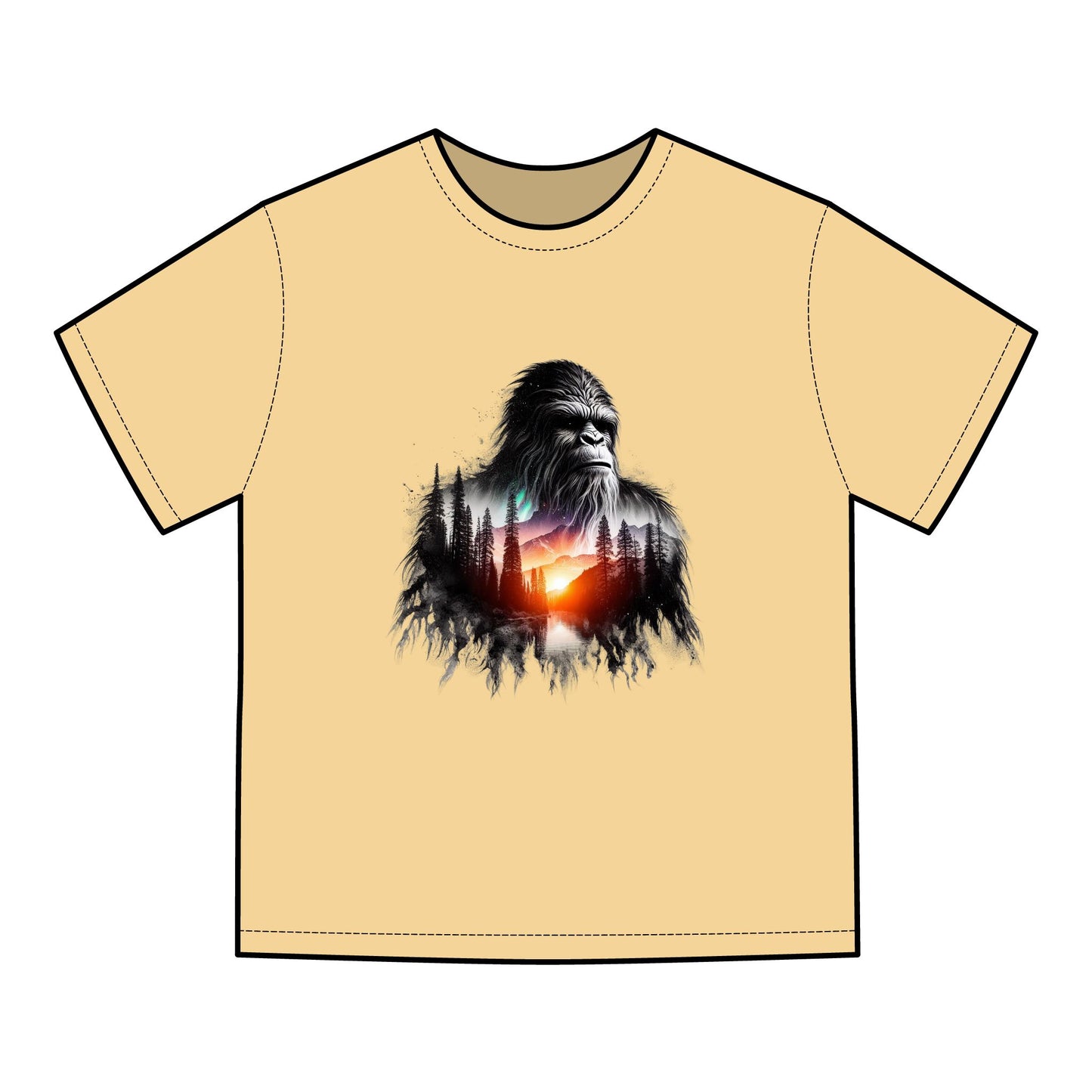 Sasquatch Sunset Unisex ComfortWash® T-Shirt - Nature Lover Apparel