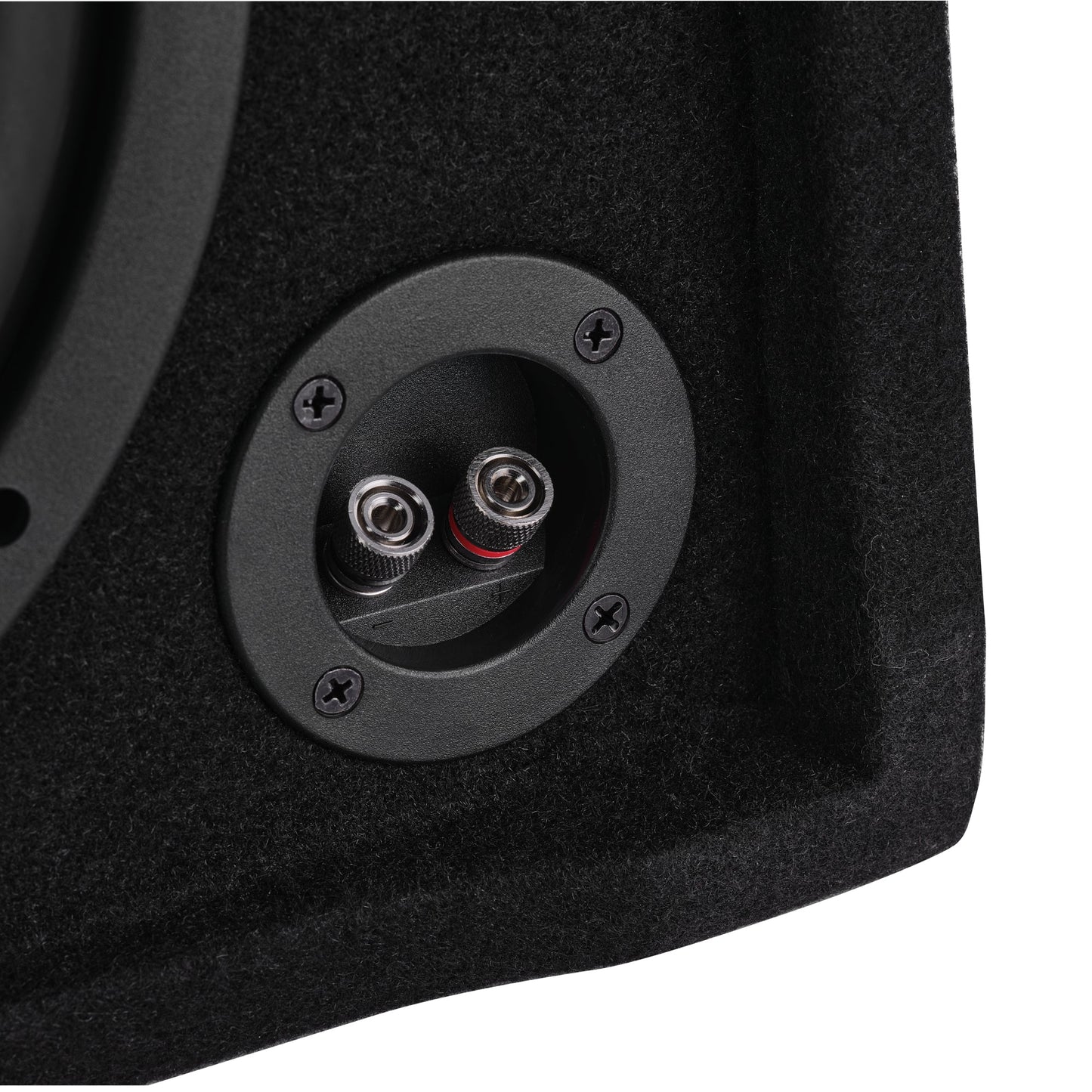 DFPU Under Seat 10” Shallow Subwoofer Enclosure | Sealed, Loaded, 600W RMS @ 2 Ohm