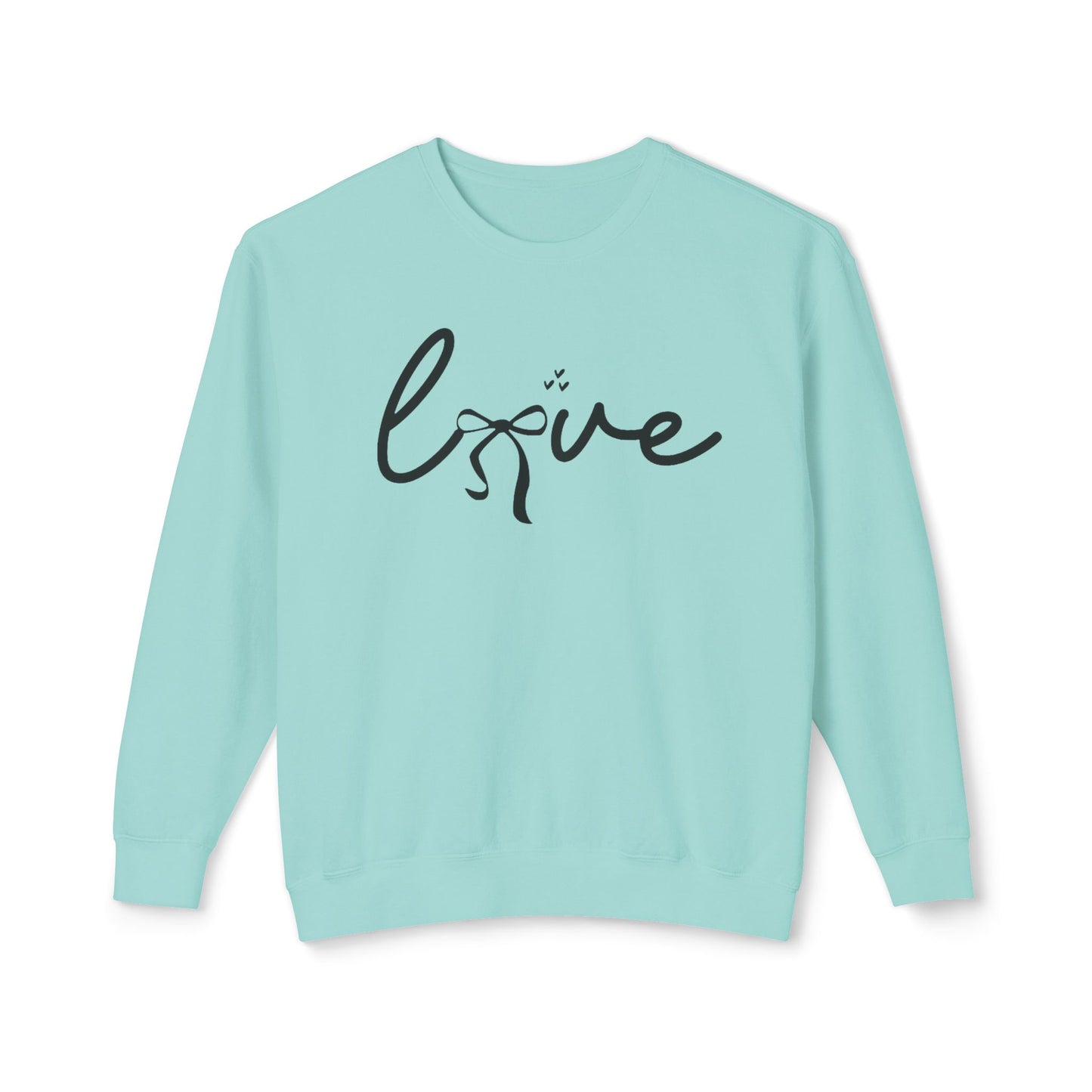 Love Crewneck Sweatshirt — Lightweight Casual Pullover