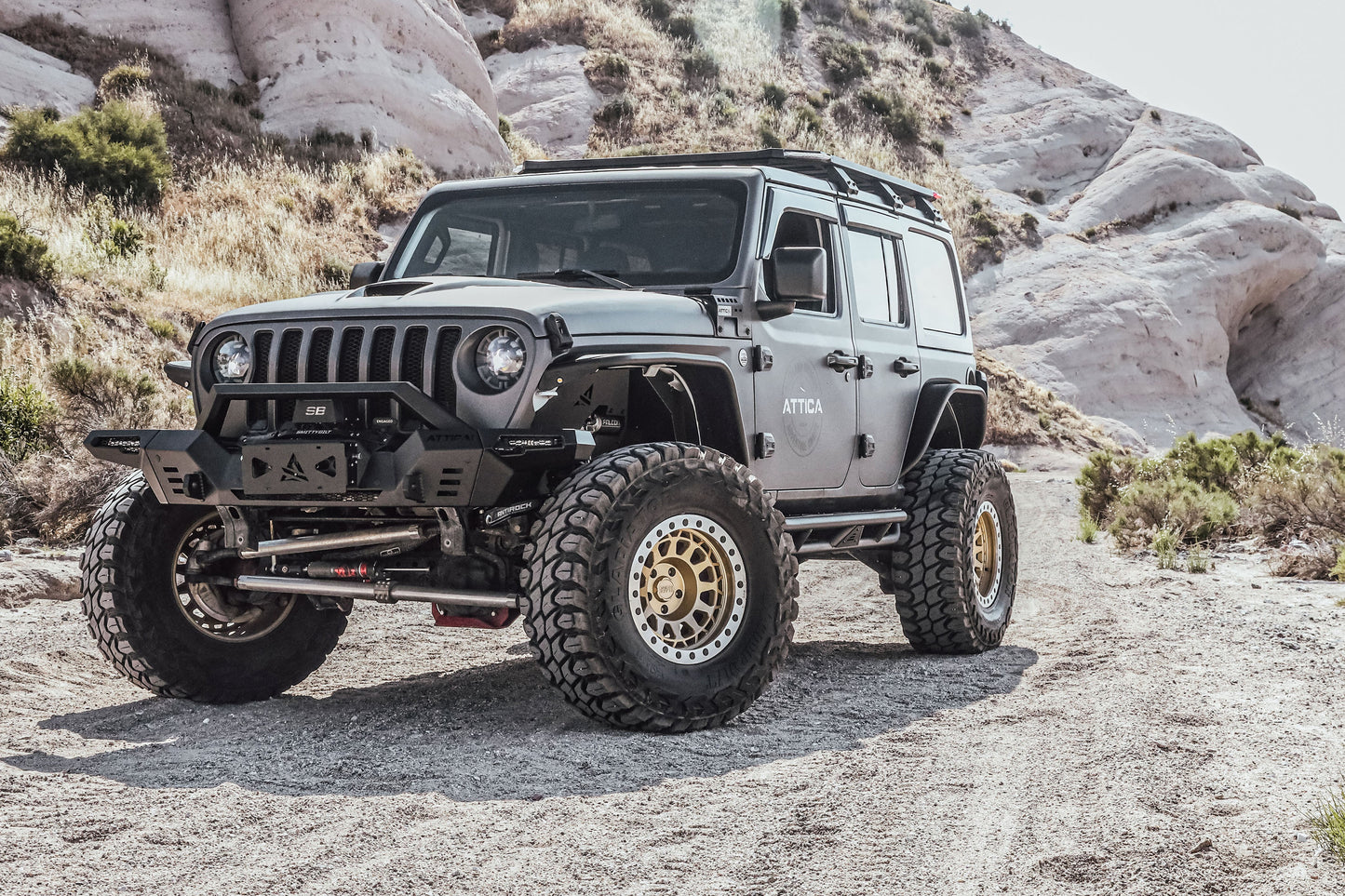 Attica 4x4 2018-2024 Jeep Wrangler JL Frontier Series Front Bumper
