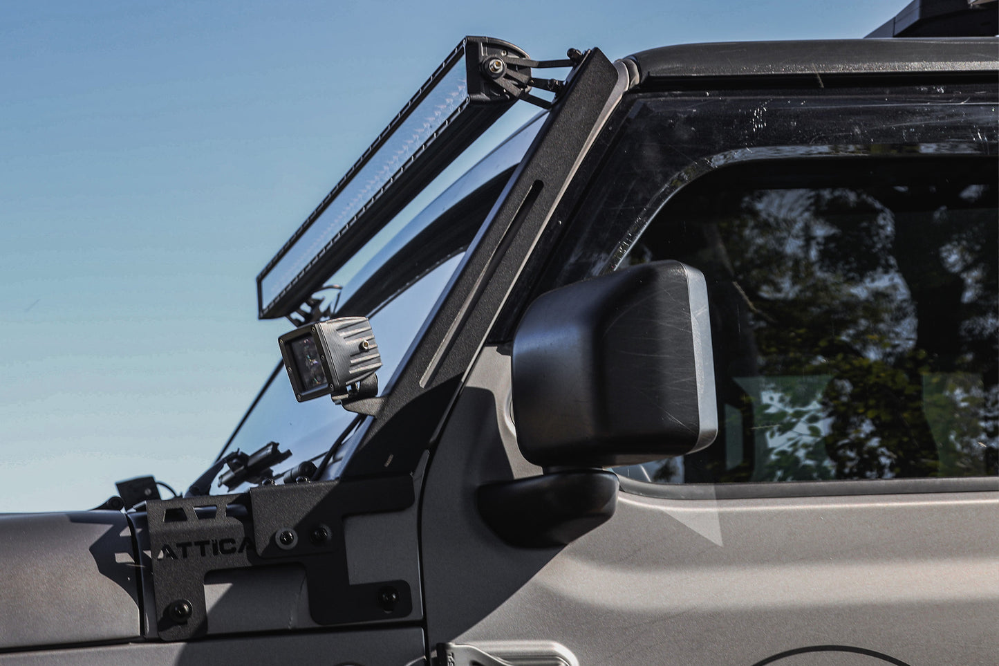 Attica 4x4 2018-2024 Jeep Wrangler JL Frontier Series Light Mount Brackets