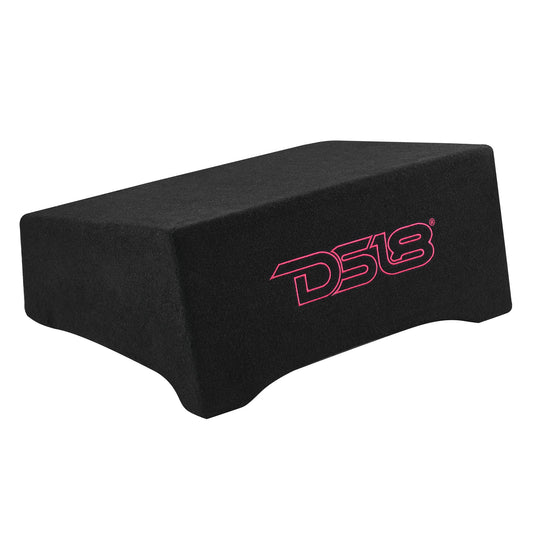 DFPU Under Seat 10” Shallow Subwoofer Enclosure | Sealed, Loaded, 600W RMS @ 2 Ohm