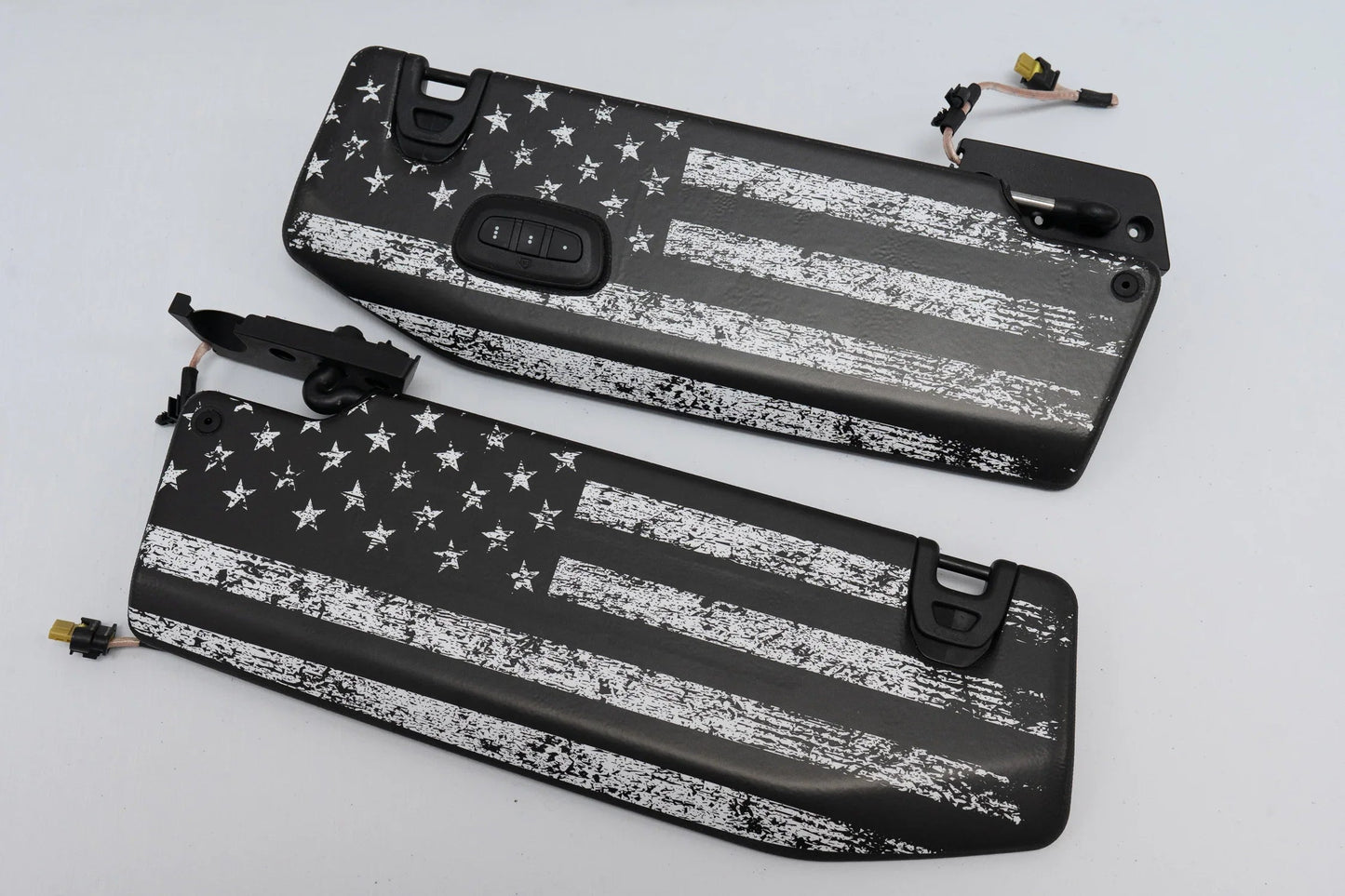 Freedom Series Sun Visor Overlays (Printed Series) - 2018+ Jeep Wrangler JL / Jeep Gladiator JT