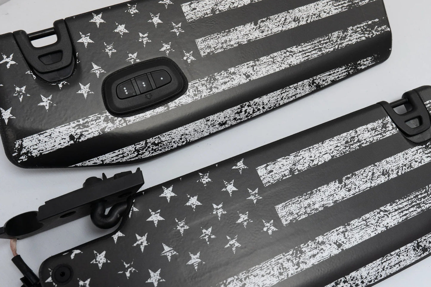 Freedom Series Sun Visor Overlays (Printed Series) - 2018+ Jeep Wrangler JL / Jeep Gladiator JT