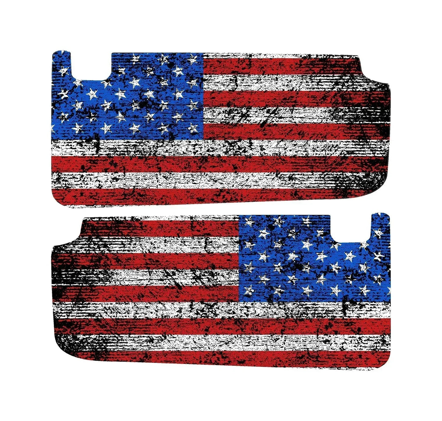 Freedom Series Sun Visor Overlays (Printed Series) - 2018+ Jeep Wrangler JL / Jeep Gladiator JT