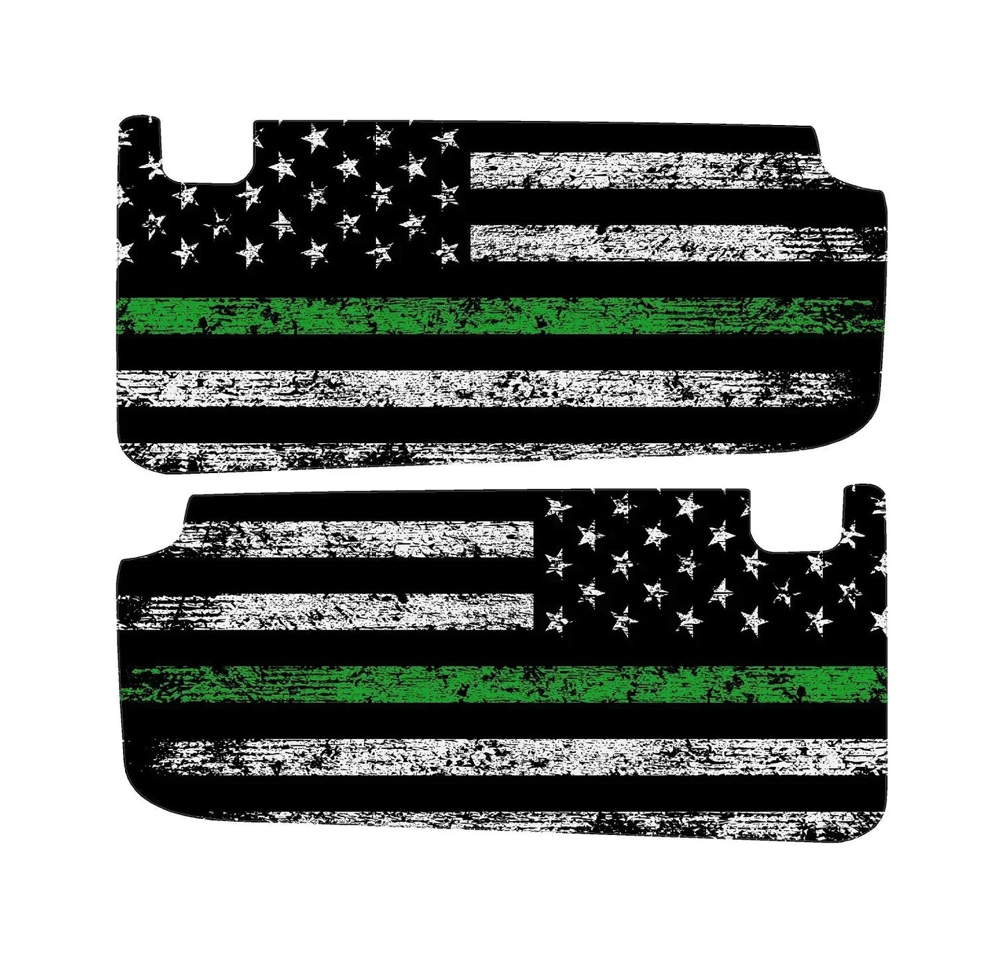 Freedom Series Sun Visor Overlays (Printed Series) - 2018+ Jeep Wrangler JL / Jeep Gladiator JT