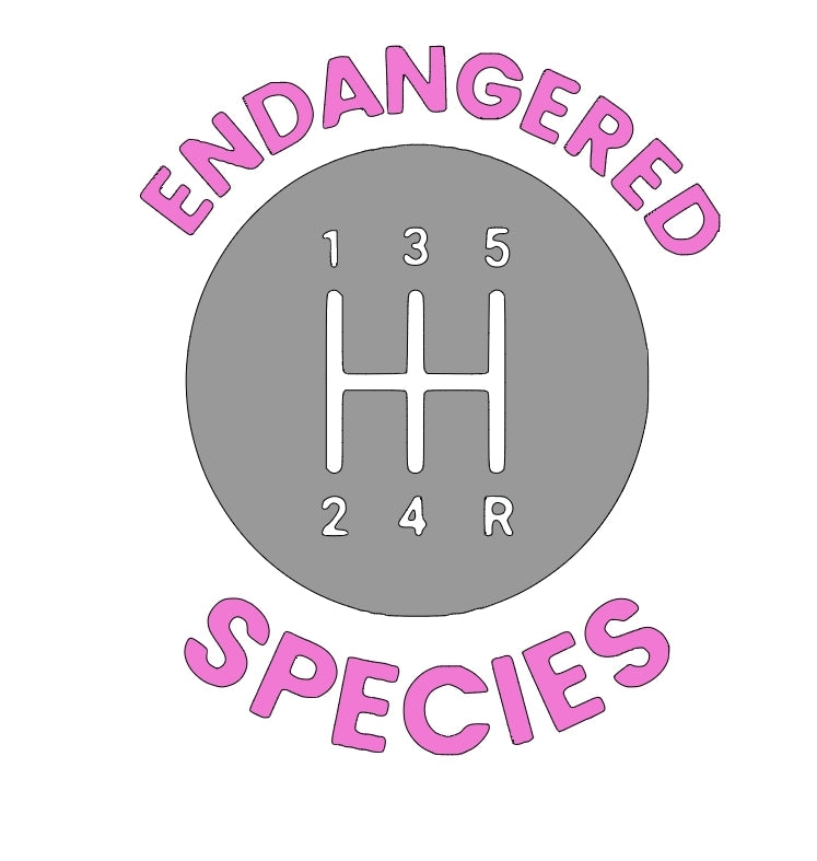 Endangered species 5 speed decal