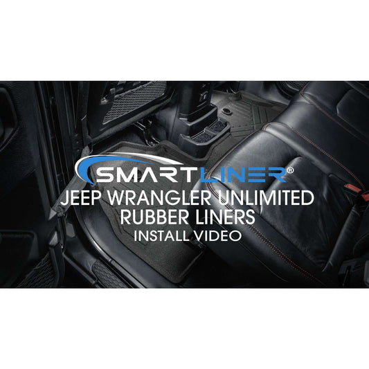 SMARTLINER Custom Fit Floor Liners For 2018-2024 Jeep Wrangler Unlimited