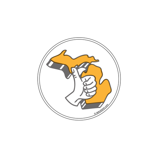 Sticker - Michigan Thumbs Up