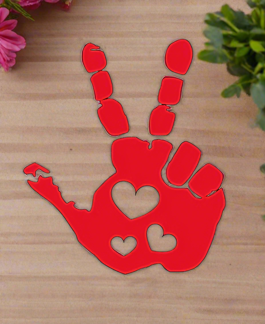 Wave hands with Love