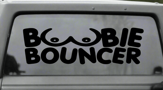 Boobie bouncer decal