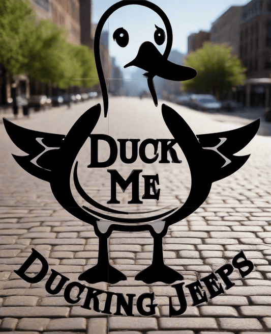 Ducking Jeeps Club Decal- Duck Me Version