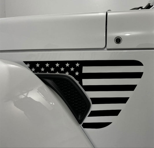 Jeep jl vent decals flag