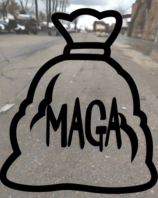 MAGA Trash Decal