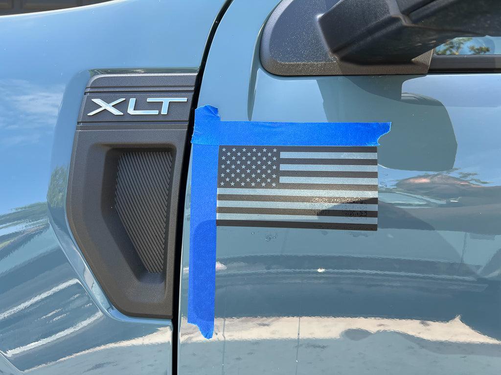 Printed Series American Flag Fender Stickers - 2021+ Bronco / Bronco Sport / Jeep / Universal