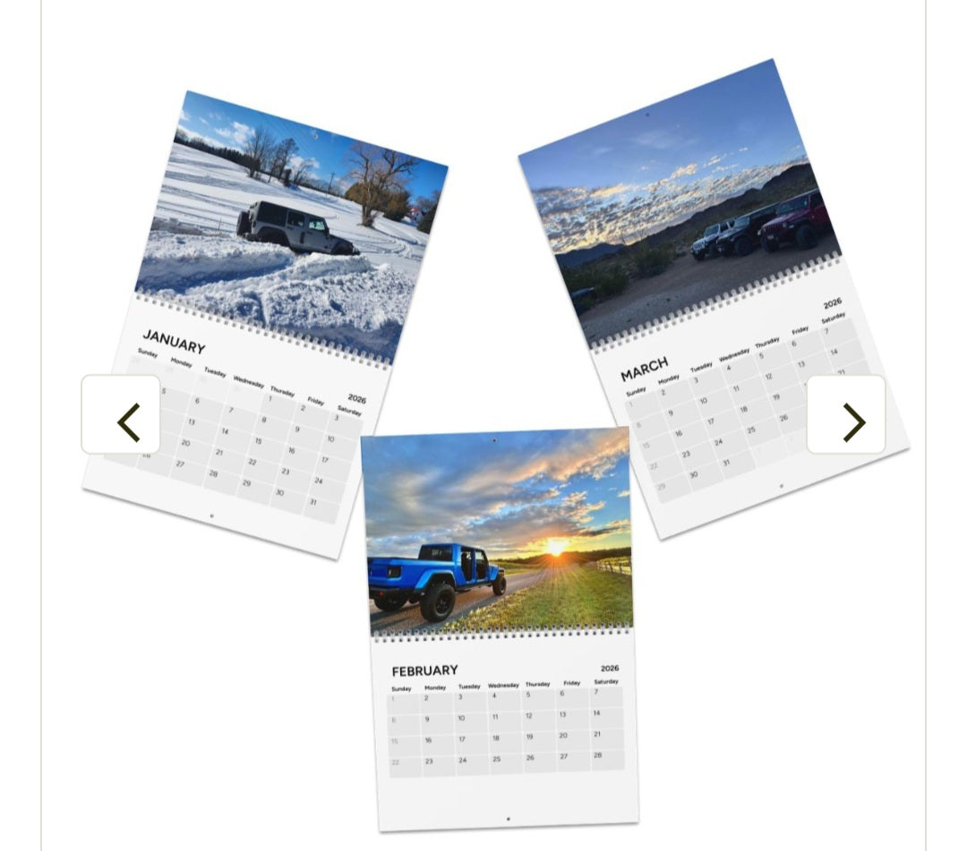 Decals Calendar 2026 Farrar Design