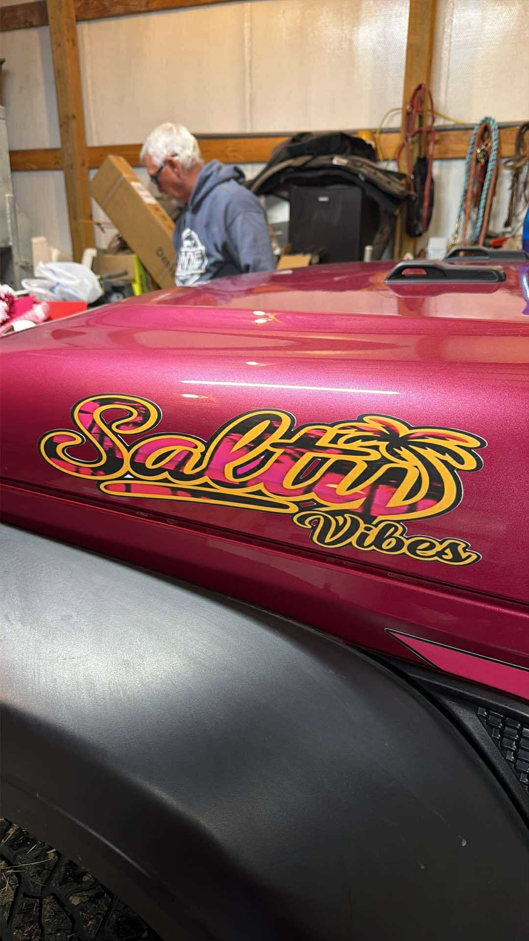 Premium Hood Decal Set