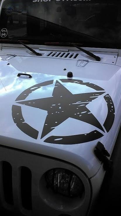 Hood Star Decal