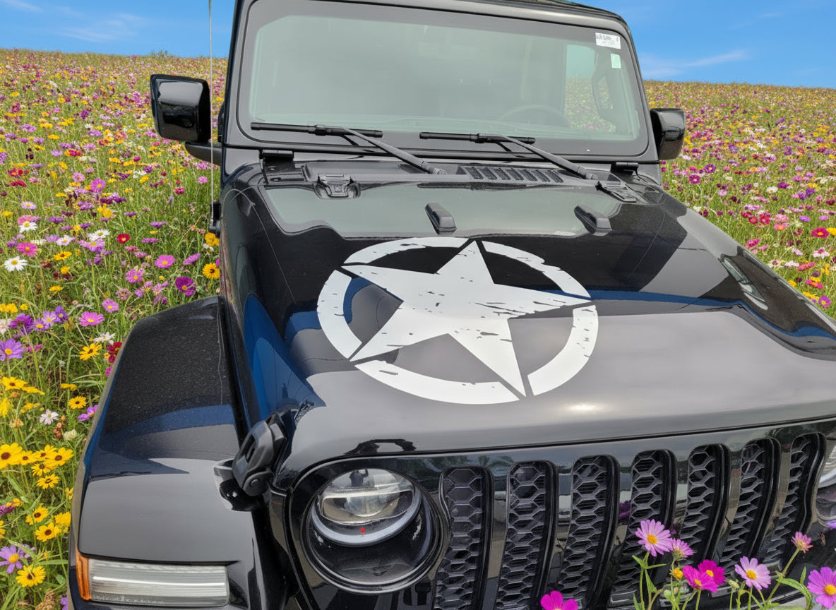 Hood Star Decal