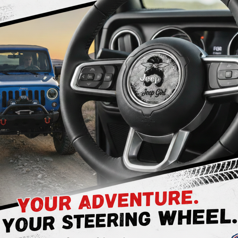 Custom Steering Wheel Decal – Fully Personalized