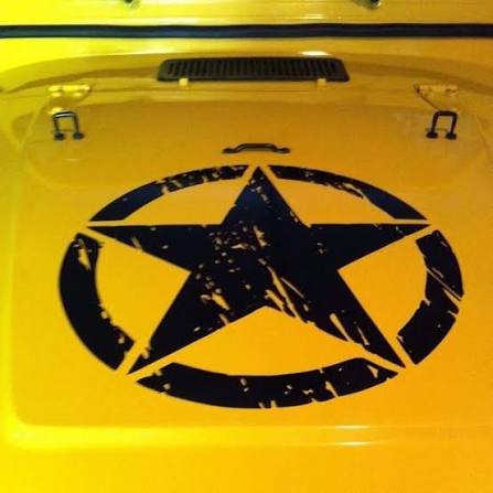 Hood Star Decal