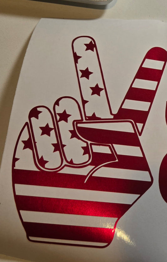 Wave with flag design