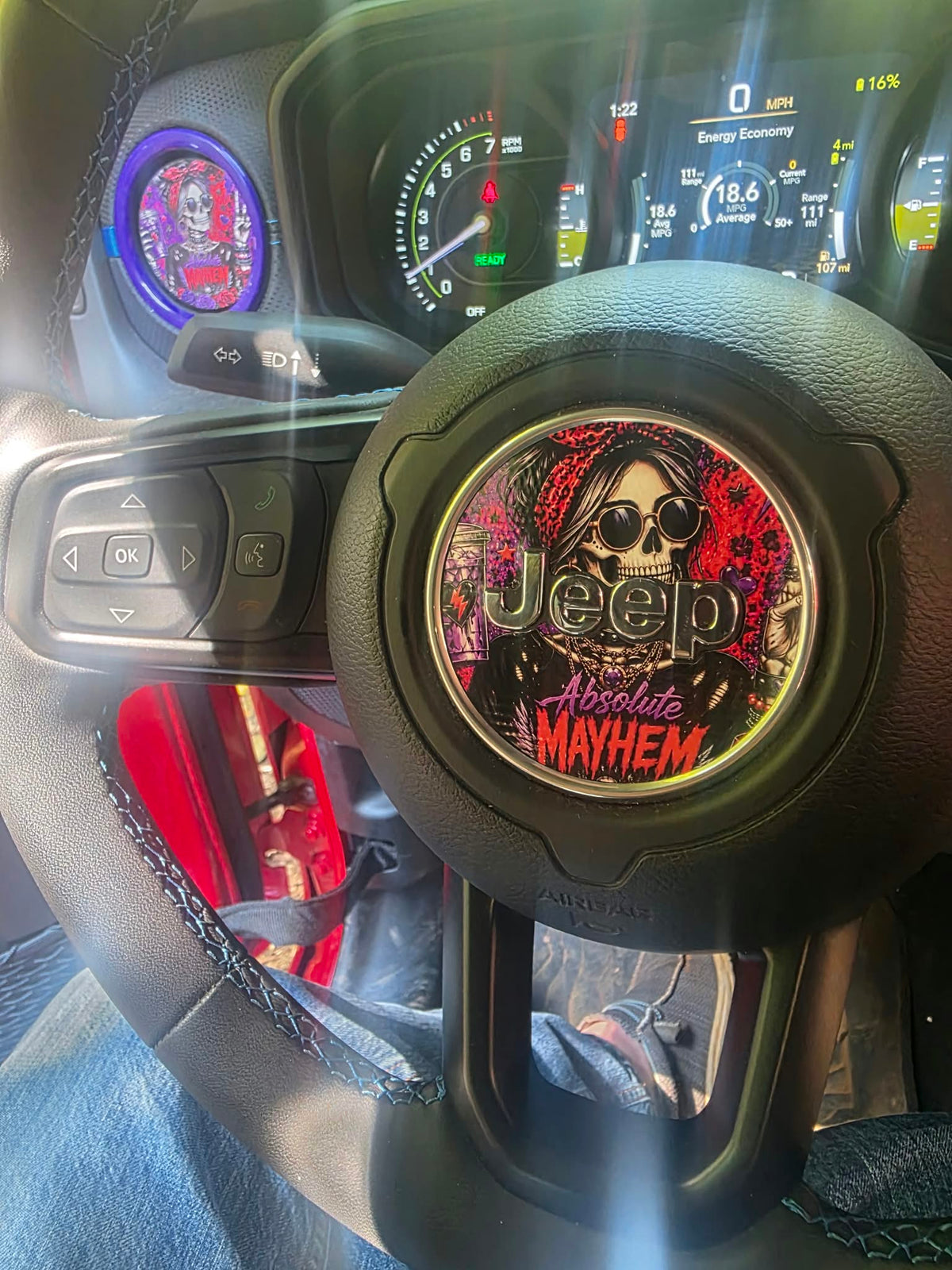 Custom Steering Wheel Decal – Fully Personalized