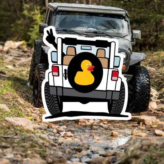 Duck and Wave decal 5inch