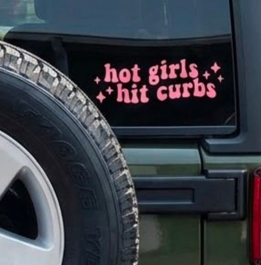 Hot girls hit curbs