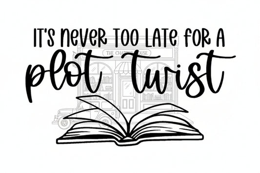 Plot Twist decal 6x3