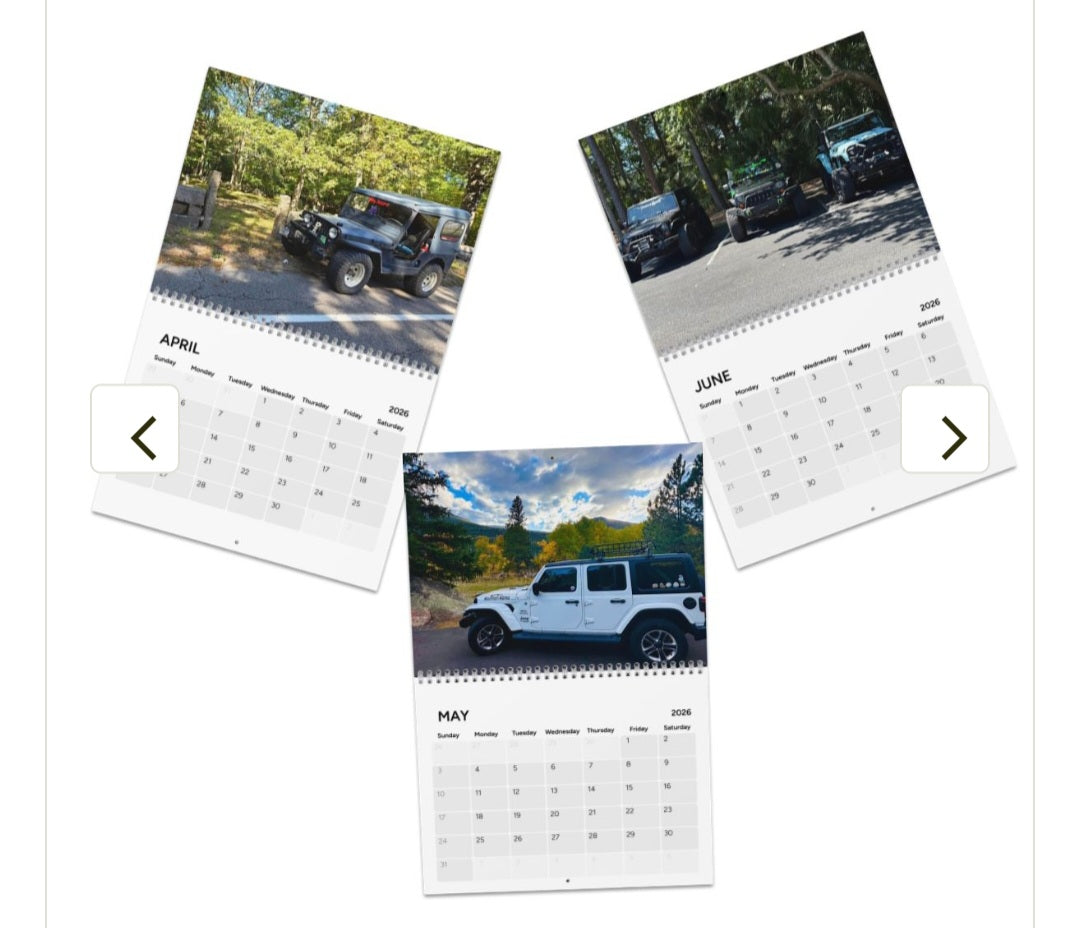 Decals Calendar 2026 Farrar Design
