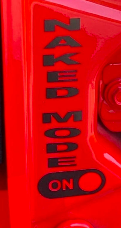 Naked Mode ON | Jeep & Bronco Door Hinge Decal