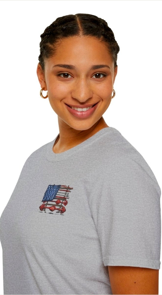 American Flag Axles & Control Arms T-Shirt