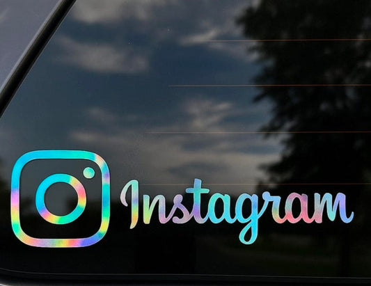Custom Instagram Handle Decal
