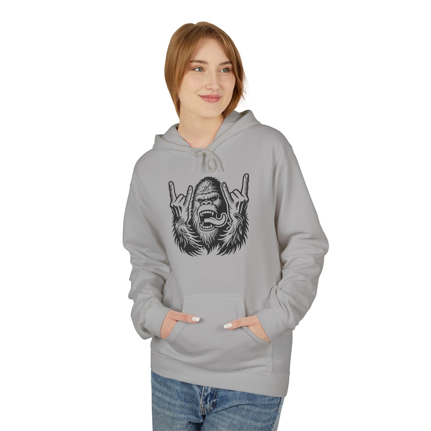 Rockin' Out Unisex Hoodie – Softstyle Midweight Fleece