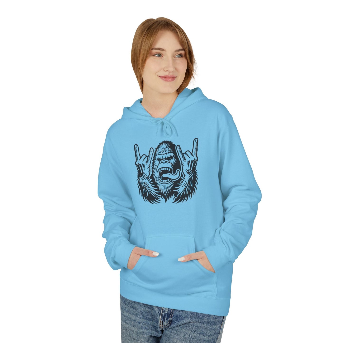 Rockin' Out Unisex Hoodie – Softstyle Midweight Fleece