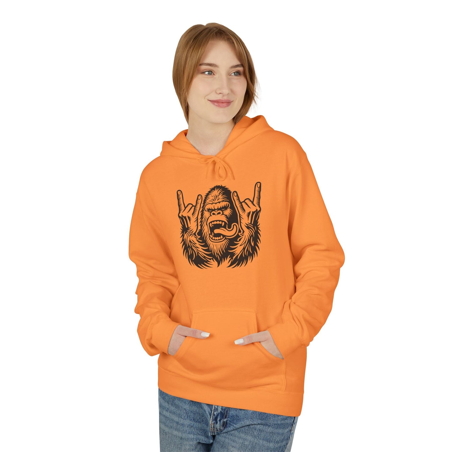 Rockin' Out Unisex Hoodie – Softstyle Midweight Fleece