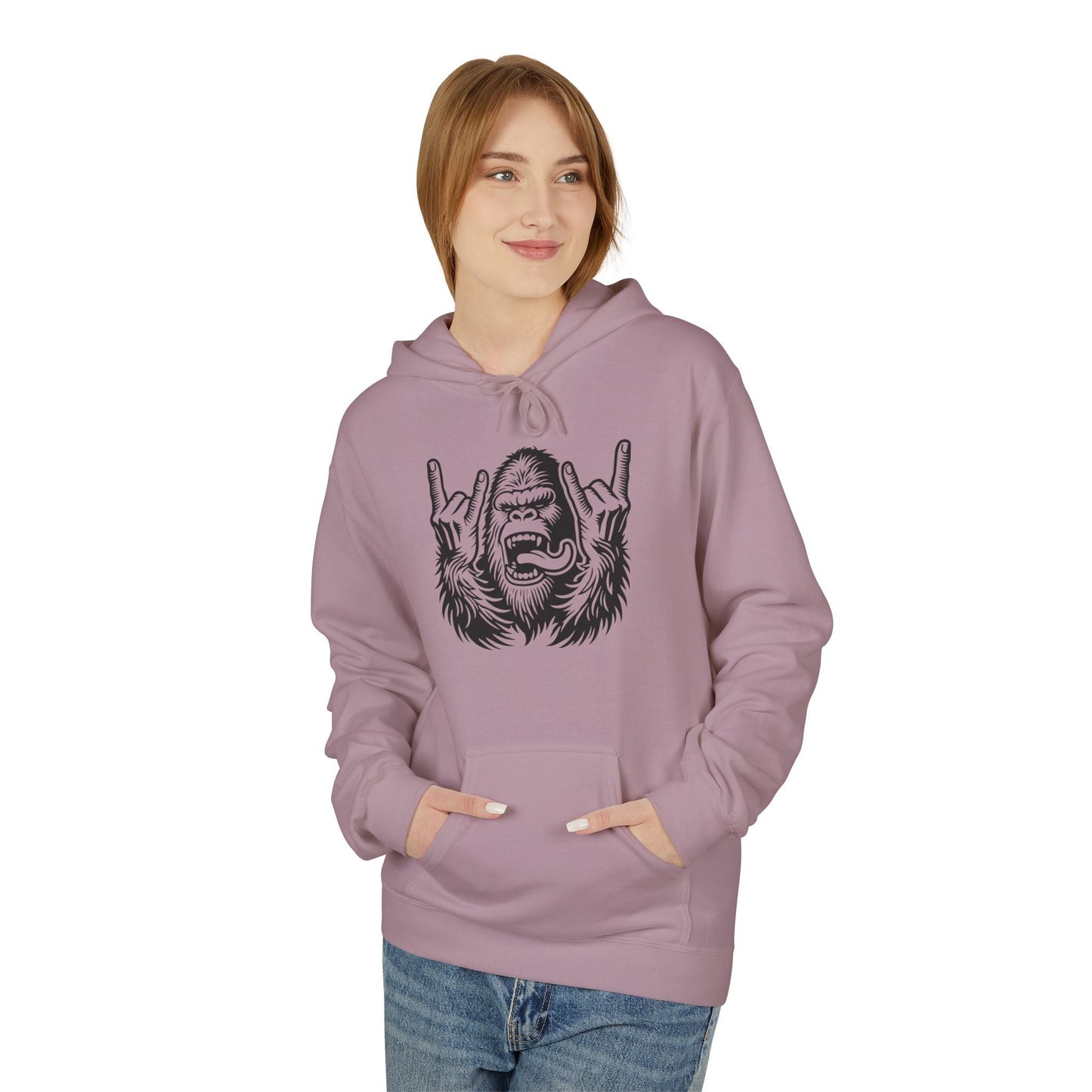 Rockin' Out Unisex Hoodie – Softstyle Midweight Fleece