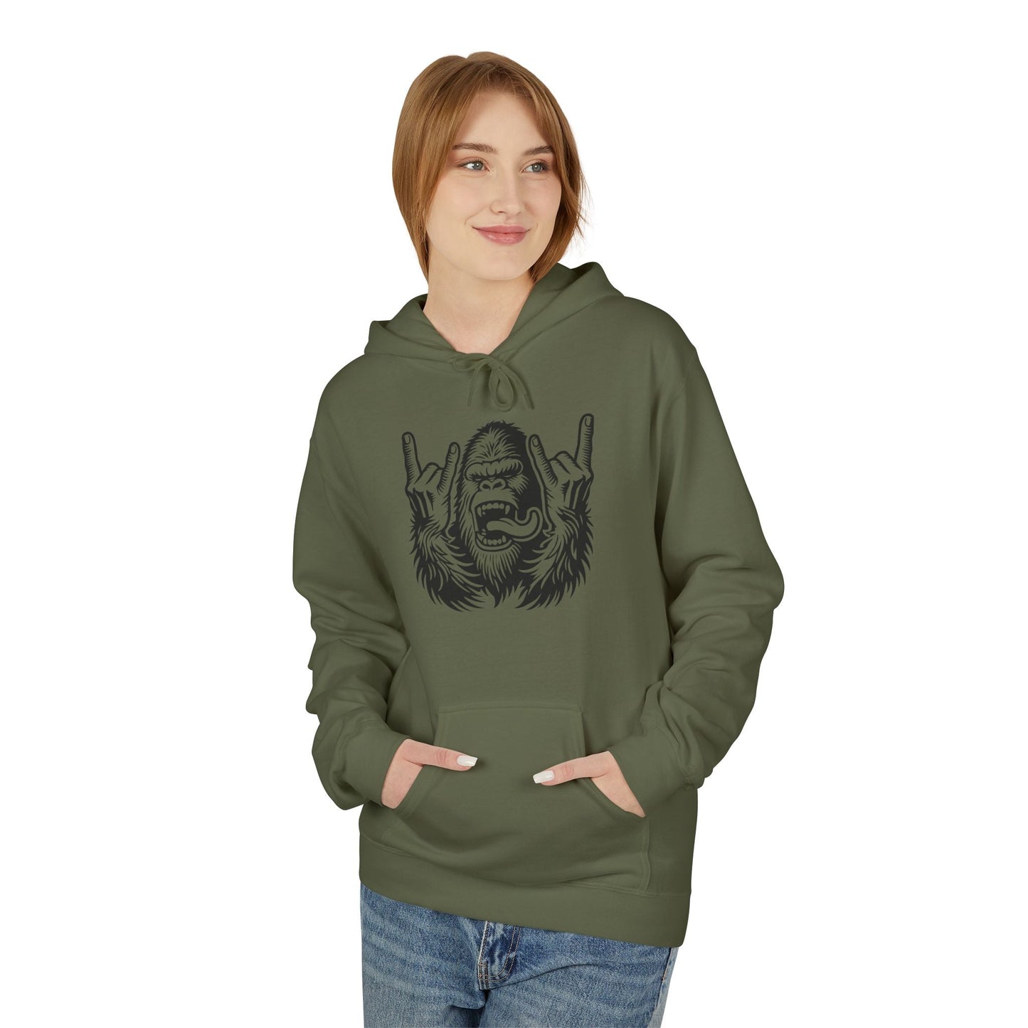 Rockin' Out Unisex Hoodie – Softstyle Midweight Fleece