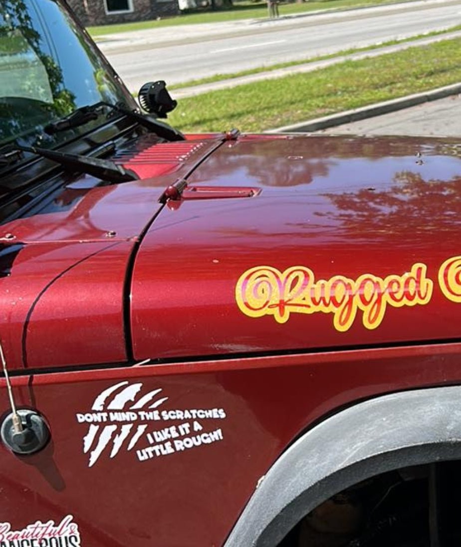 Feef Ruff Stickers Rough scratches – Farrar Decals and designs