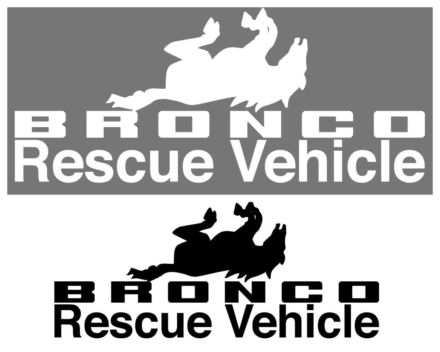 Bronco rescue vehicle